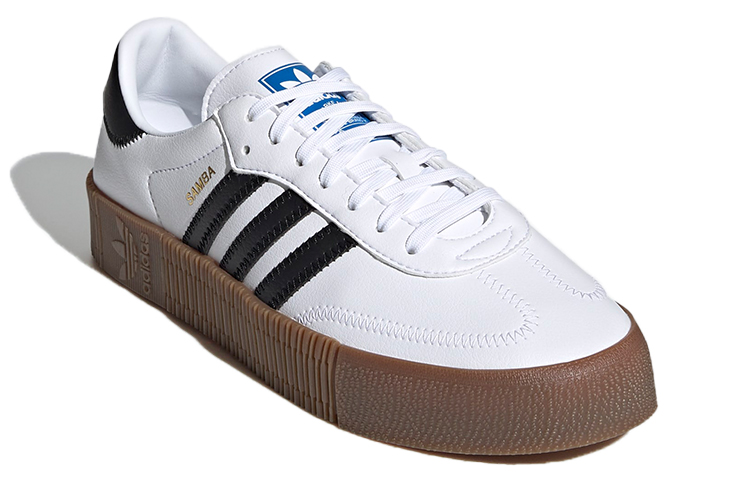 (W) adidas originals Samba Rose Shoes White/Black/Brown 圖 3