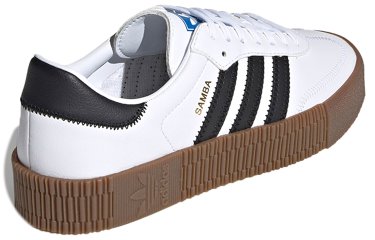 (W) adidas originals Samba Rose Shoes White/Black/Brown 圖 4