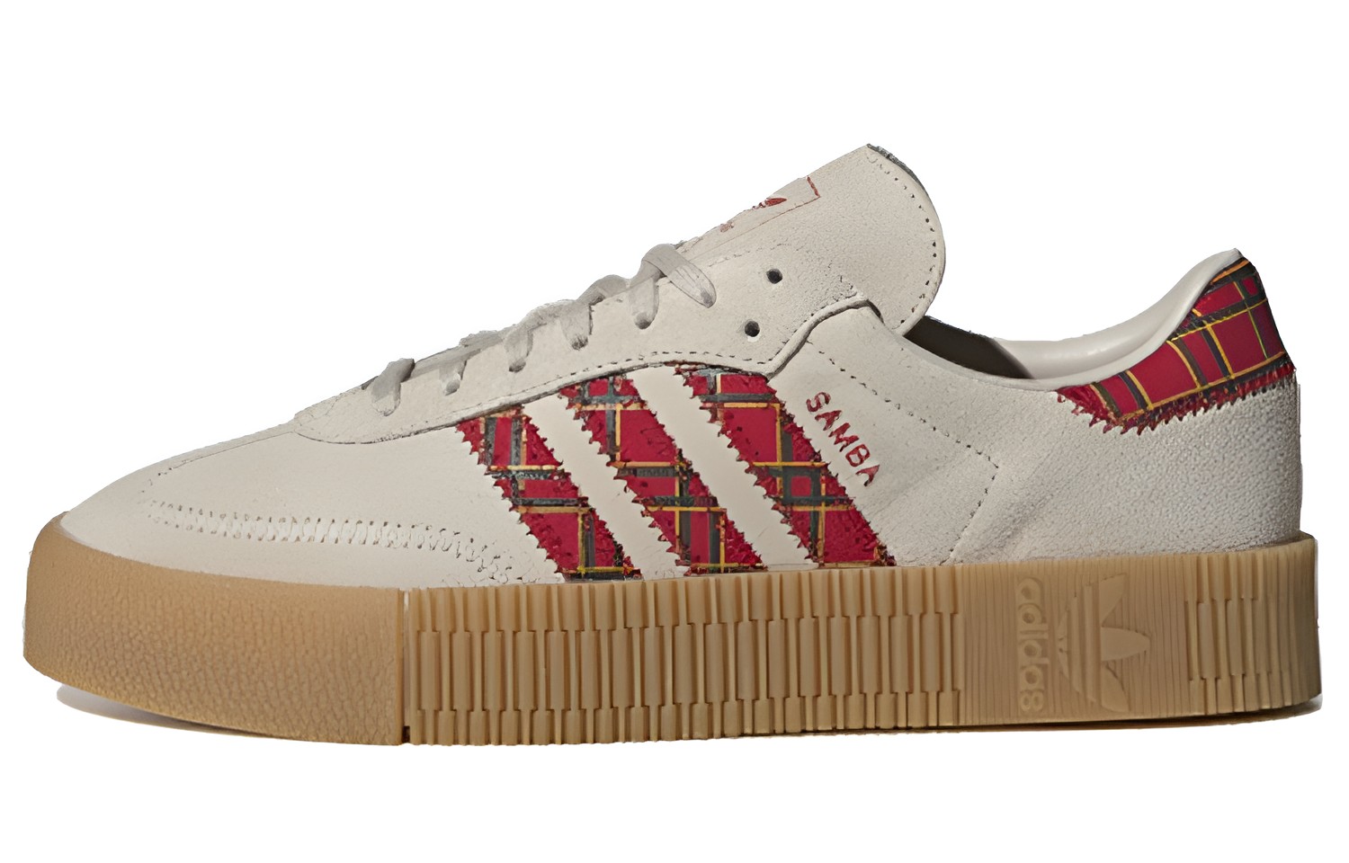 (Women) adidas originals Sambarose 'Clear Brown/Scarlet/Collegiate Green' FU9746