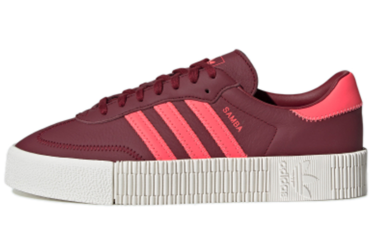 (Women) adidas originals Sambarose W 'Dark Red White' EE7045
