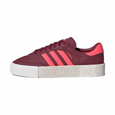 (W) adidas originals Sambarose W 'Dark Red White'