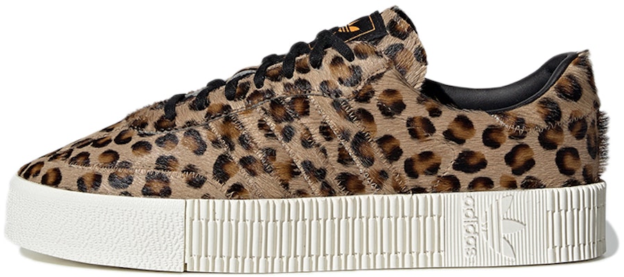adidas originals Sambarose 時尚舒適防滑板鞋 女款 豹紋米色 Buy adidas originals Sambarose 時尚舒適防滑板鞋 女款 豹紋米色