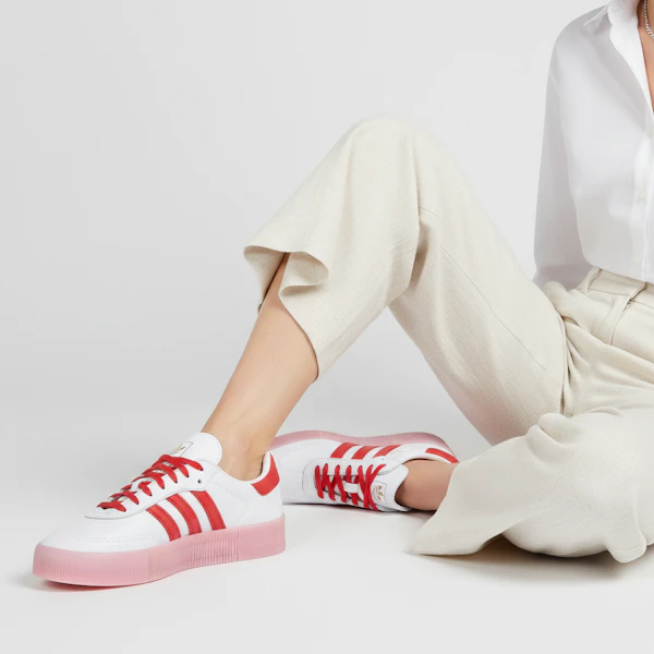 (W) adidas Originals Sambarose 'Putih Merah' FX6269 Order (W) adidas Originals Sambarose 'Putih Merah' FX6269