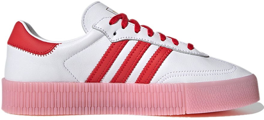 (W) adidas Originals Sambarose 'Putih Merah' FX6269 Shop (W) adidas Originals Sambarose 'Putih Merah' FX6269