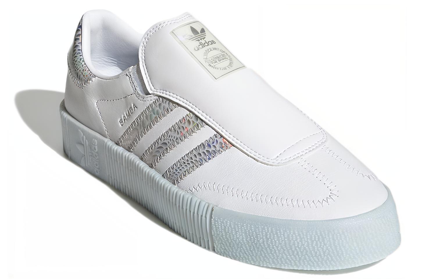 (W) adidas Originals Sambarose 'White Silver' 圖 3