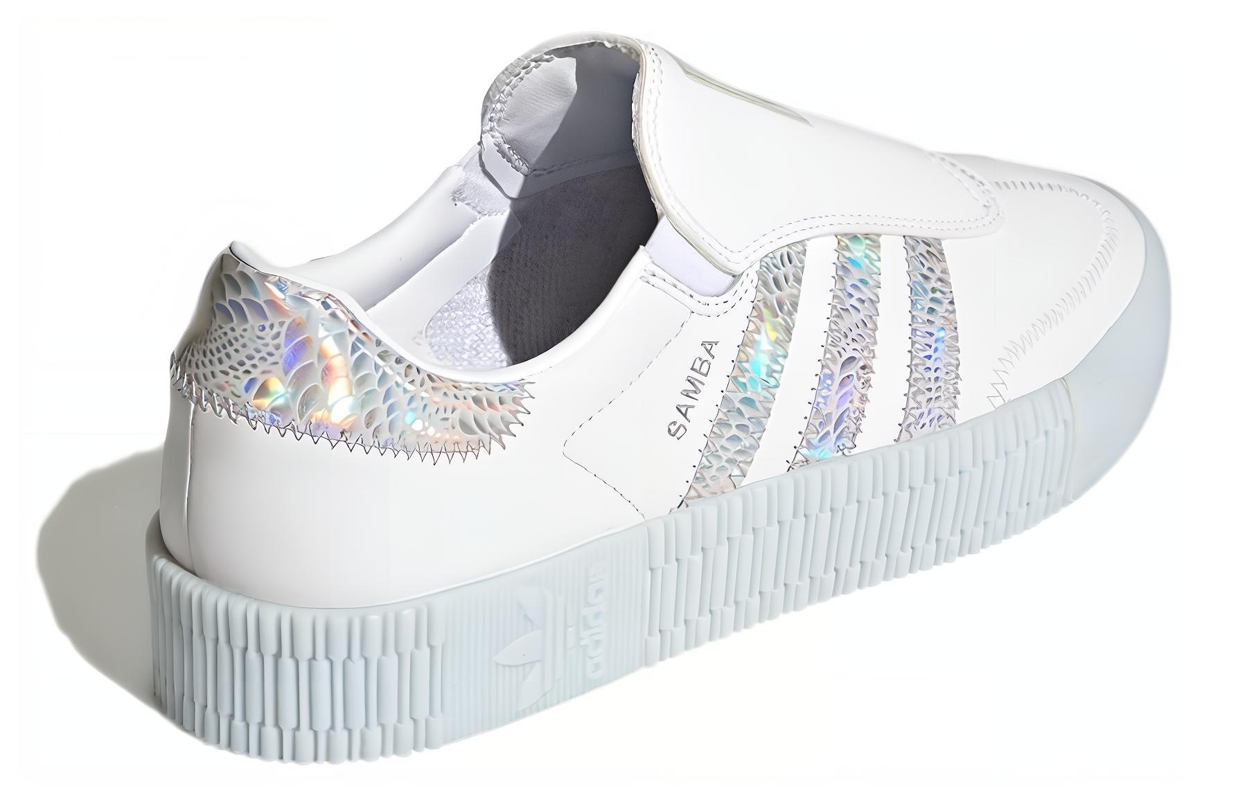 (W) adidas Originals Sambarose 'White Silver' 圖 4