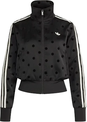 (Women) adidas Originals Satin Polka Dot Track Jacket Full-Zip Long Sleeve KV1166 Buy (Women) adidas Originals Satin Polka Dot Track Jacket Full-Zip Long Sleeve KV1166