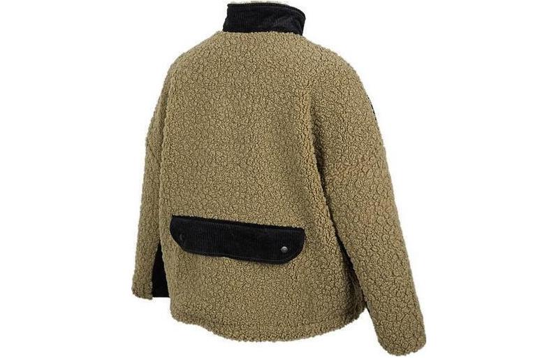 (Women) adidas Originals SHERPA MIX Retro Colorblock Fleece Jacket with Logo Embroidery HY4256 圖 3