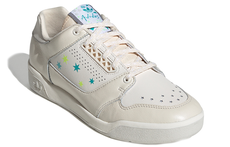 Shop adidas originals Slamcourt 女款 米白色