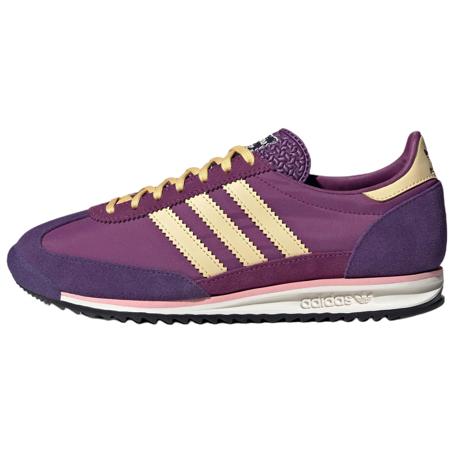 (Women) adidas Originals SL 72 OG W Retro Casual Low-Top Shoes Purple/Pink JQ8376