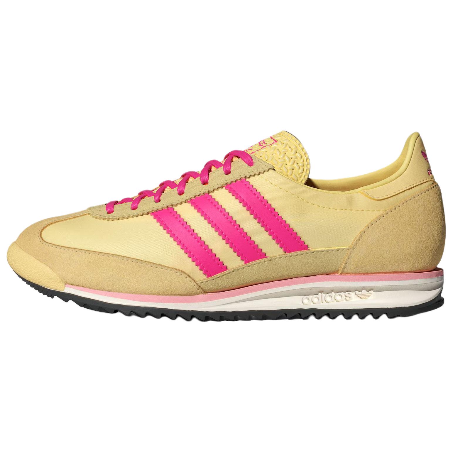 (Women) adidas Originals SL 72 OG Yellow Classic Retro Low Casual Shoes JQ6416