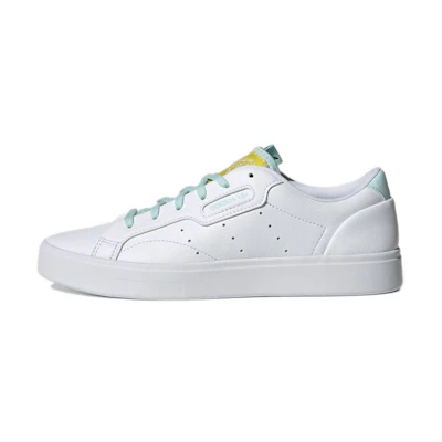 (W) adidas Originals Sleek 'White Blue Yellow'