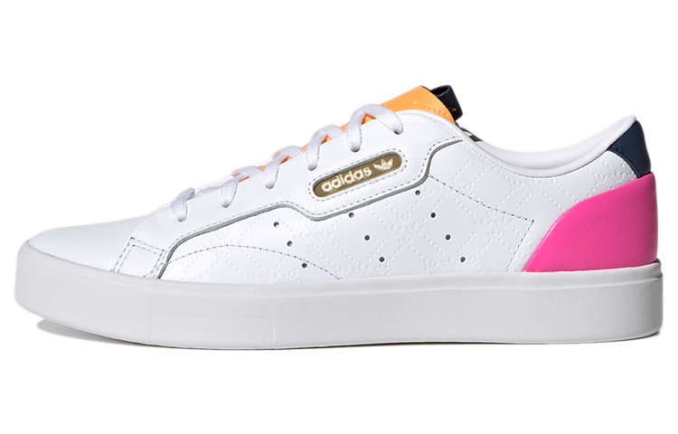 (W) adidas Originals Sleek 'White Orange Pink'