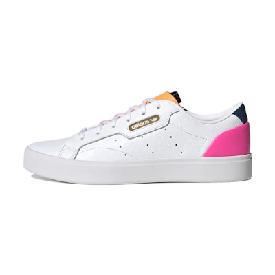 (W) adidas Originals Sleek 'White Orange Pink'
