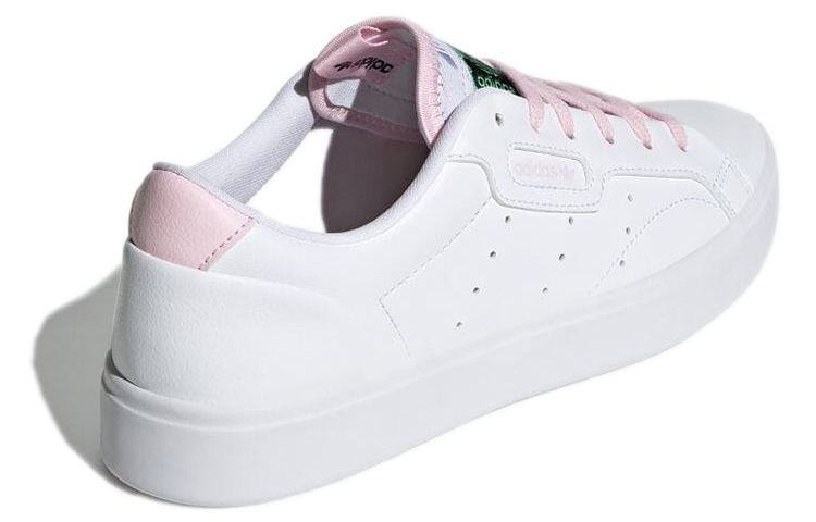 (W) adidas Originals Sleek 'White Pink' 圖 4