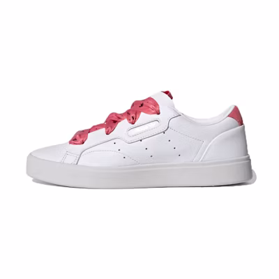 (W) adidas originals Sleek White/Pink