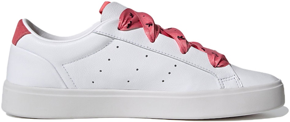 adidas originals Sleek 低筒 板鞋 女款 白粉 Order adidas originals Sleek 低筒 板鞋 女款 白粉
