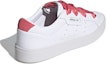 Shop adidas originals Sleek 低筒 板鞋 女款 白粉
