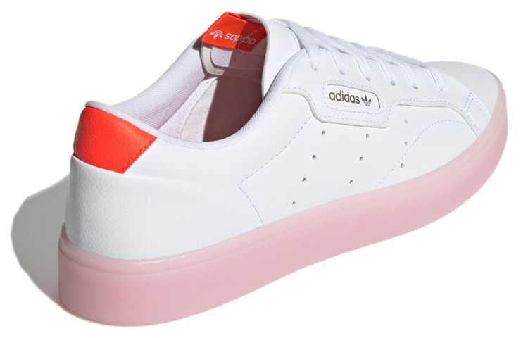 (W) adidas Originals Sleek 'White Pink' 圖 4