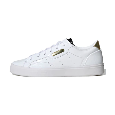 (W) adidas originals Sleek White/Black/Gold