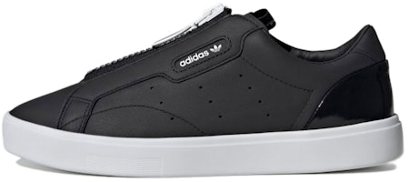 (Women) adidas originals Sleek Zip 'Black White' EF0695 (Women) adidas originals Sleek Zip 'Black White' EF0695
