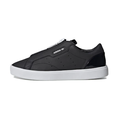 (W) adidas originals Sleek Zip 'Black White'