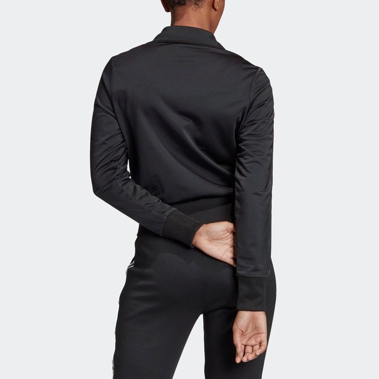 (Women) adidas Originals Slim Fit High Neck Soft Shell Jacket Black/White GD2371 圖 5