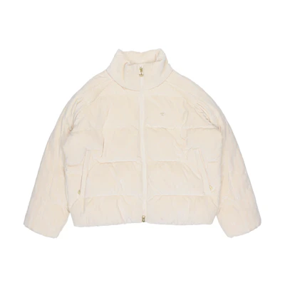 (Women) adidas Originals Solid Color Puffer Jacket Off-White GU1777