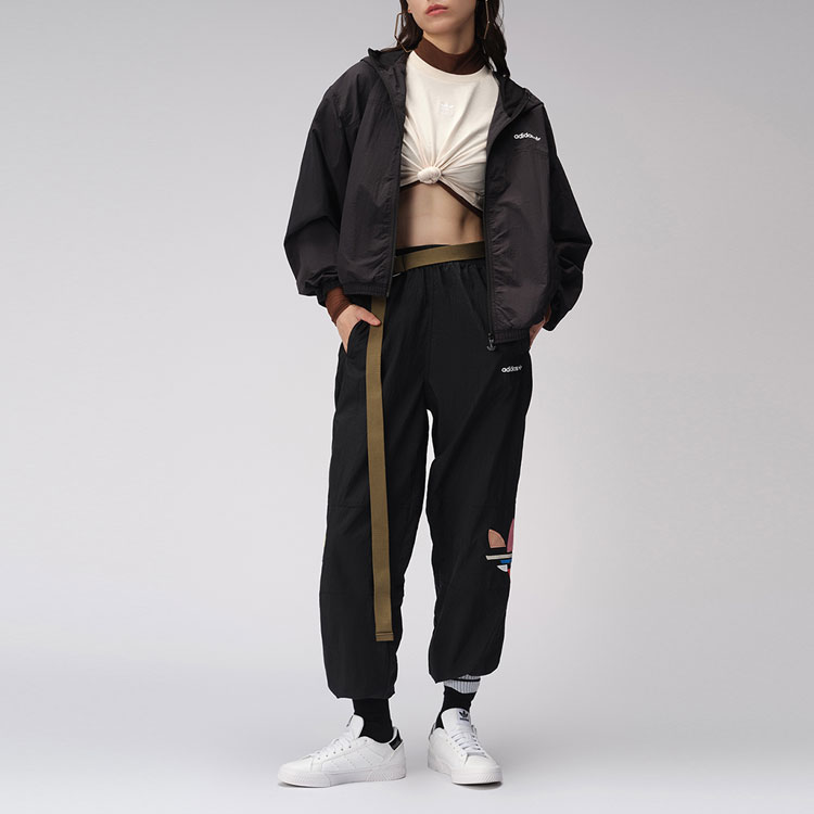 (Women) adidas Originals Solid Logo Zip-Up Hoodie Jacket Black H22844 圖 3