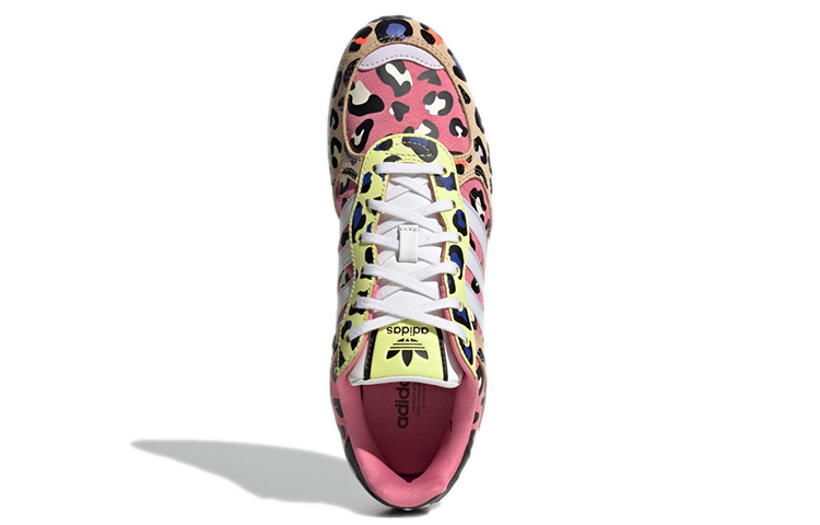 Shop adidas originals Special 21 舒適潮流運動豹紋 耐磨 低筒 跑步鞋 女款 粉褐色