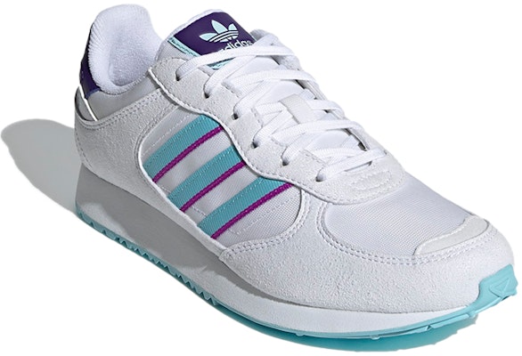 (W) 아디다스 오리지널 스페셜 21 (흰/파/보라) G55563 Lookbook (W) 아디다스 오리지널 스페셜 21 (흰/파/보라) G55563