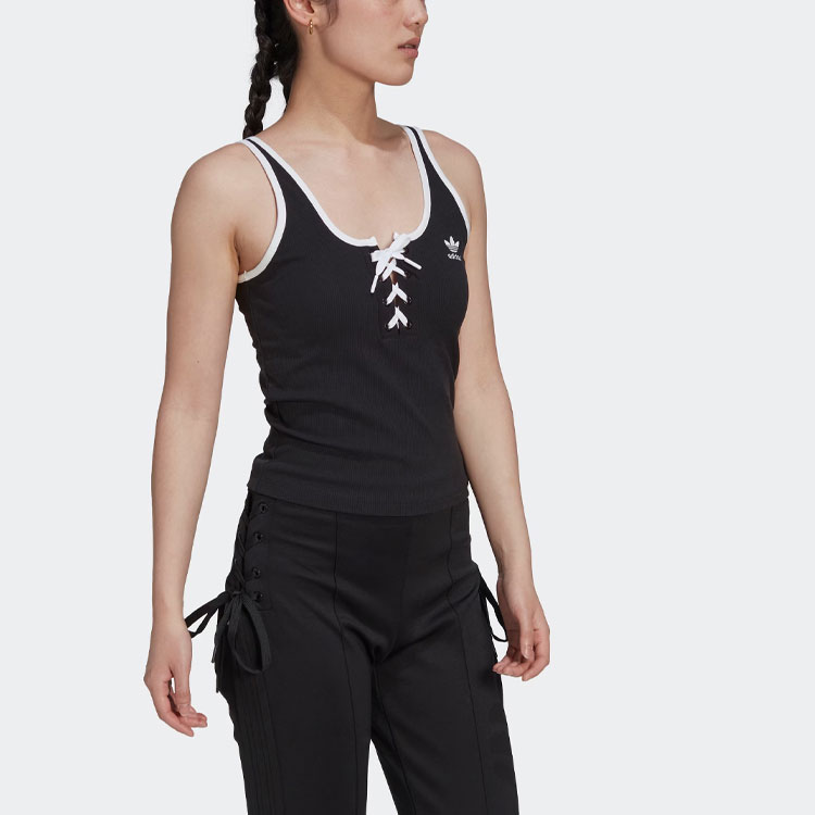 (Women) adidas Originals Spicy Series  Slim Fit Tank Top Black IP2161 圖 6