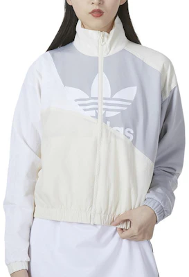 (W) 아디다스 오리지널스 SS22 컬러블록 로고 트랙 자켓 옐로우 화이트 HC7054 Shop (W) 아디다스 오리지널스 SS22 컬러블록 로고 트랙 자켓 옐로우 화이트 HC7054