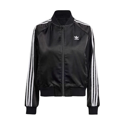 (Women) adidas Originals SST Black Colorblock 3-Stripes Bomber Jacket IU2533