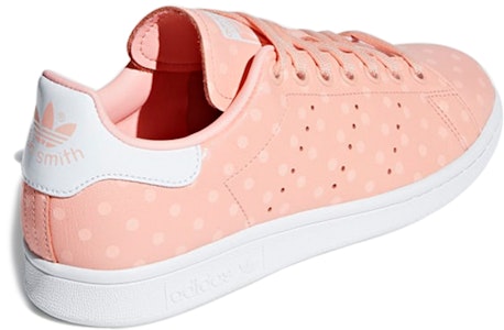 adidas originals StanSmith 低筒 板鞋 女款 珊瑚粉波點 Lookbook adidas originals StanSmith 低筒 板鞋 女款 珊瑚粉波點
