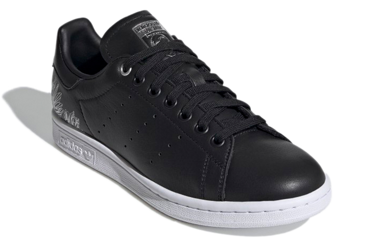 (W) adidas Originals Stan Smith 'Glossy Black' 圖 3