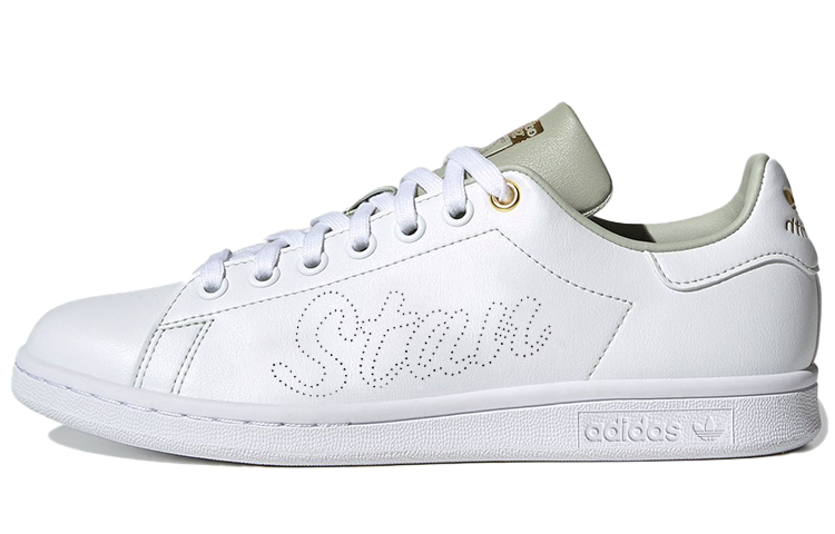 (W) adidas originals Stan Smith Shoes /Green/Golden 'White'