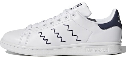 adidas originals StanSmith 鋸齒LOGO 低筒 板鞋 女款 白藍 Buy adidas originals StanSmith 鋸齒LOGO 低筒 板鞋 女款 白藍