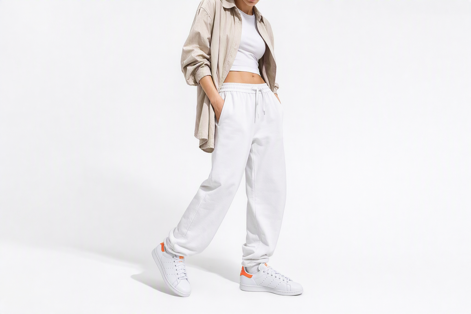 Order (W) adidas Originals Stan Smith ''Wit Oranje'' EE5863