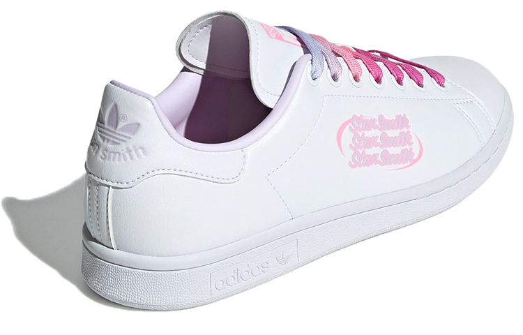 (W) adidas originals Stan Smith 'White Pink Purple' 圖 4