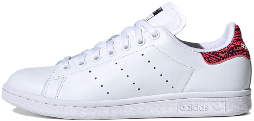 Women adidas Originals Stan Smith White Red FY1714 FY1714