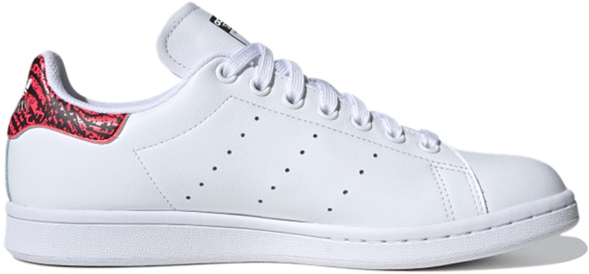 Women adidas Originals Stan Smith White Red FY1714 FY1714