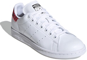 (W) (여성용) 아디다스 오리지널 스탠 스미스 '화이트 블랙 레드' FY1714 FY1714 Lookbook (W) (여성용) 아디다스 오리지널 스탠 스미스 '화이트 블랙 레드' FY1714 FY1714