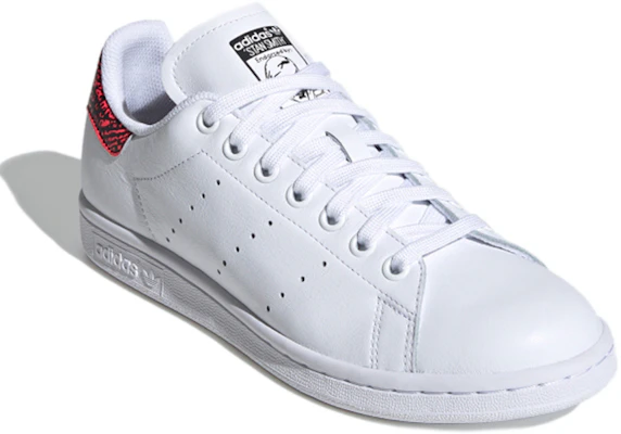 adidas originals StanSmith 低筒板鞋 女款 白紅色 Lookbook adidas originals StanSmith 低筒板鞋 女款 白紅色