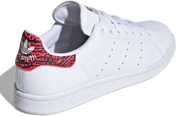 adidas originals StanSmith 低筒板鞋 女款 白紅色 Shop adidas originals StanSmith 低筒板鞋 女款 白紅色