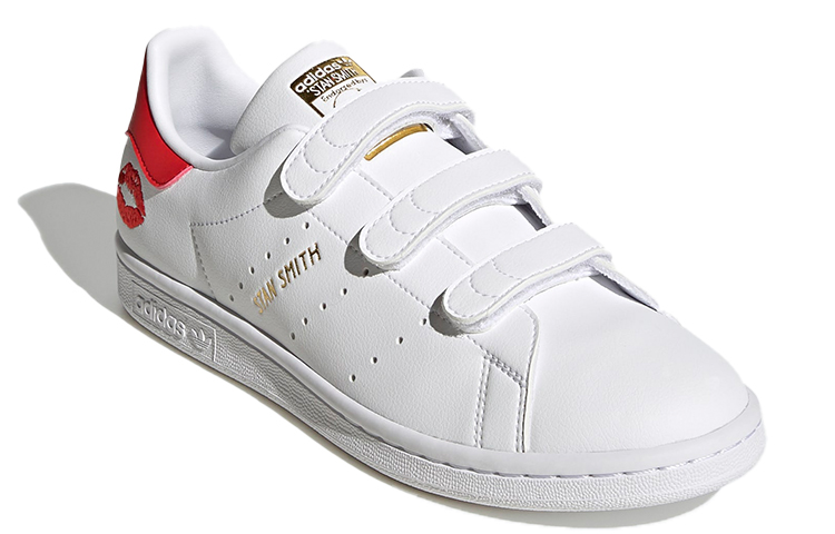 (W) adidas originals Stan Smith Shoes 'White Red Lips' 圖 3