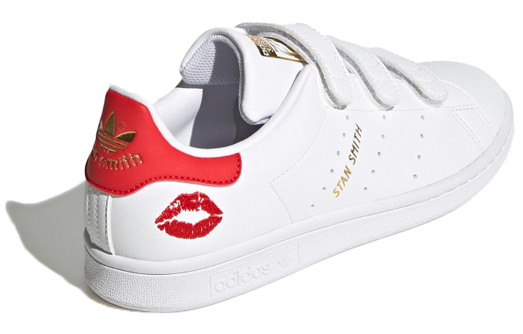 (W) adidas originals Stan Smith Shoes 'White Red Lips' 圖 4