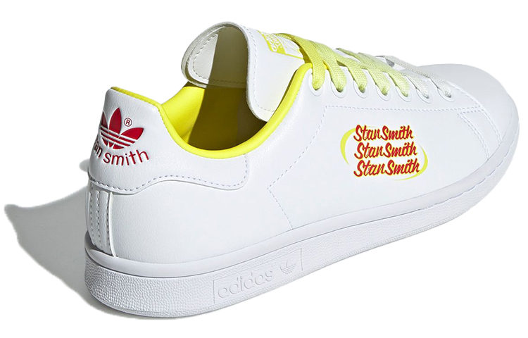 (W) adidas originals Stan Smith 'White Yellow Green' 圖 4