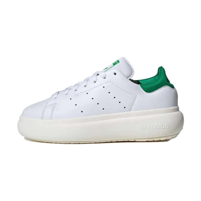 (W) adidas Originals Stan Smith PF "Footwear White/Off White/Green"