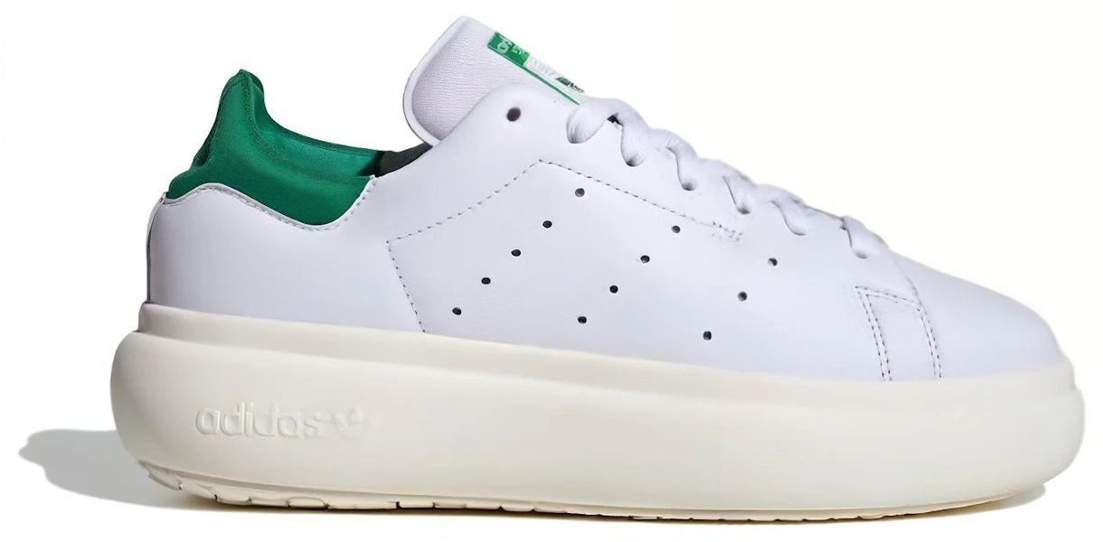 (女性)adidas Originals Stan Smith PF "純白/米白/綠色" ID2786 Lookbook (女性)adidas Originals Stan Smith PF "純白/米白/綠色" ID2786